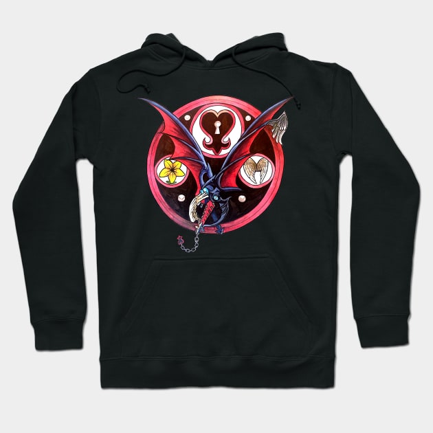 Riku Stained Glass Emblem Hoodie by SexySeamonster